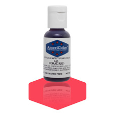 Оцветители и есенции - Гелов оцветител AmeriColor - Coral Red 21 гр.