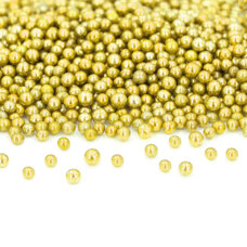 Cake Masters Gold Sugar Pearls 3 mm 50 g