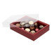 Truffles-Packaging Bordeaux For 12 Truffles