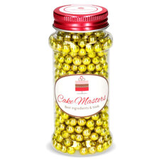 Sugar Pearls - Cake-Masters Gold Sugar Pearls Big 100g