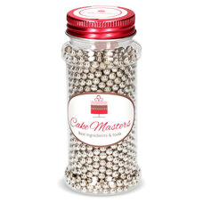 Sugar Pearls - Cake-Masters Sugar Pearls Silver 3 mm 100 g