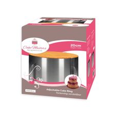 Tools and Boxes - Cake-Masters Adjustable Cake Ring 20cm High