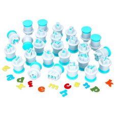 Stamps and Textures - Cake-Masters Plunger Cutters Lower Case Alphabet 26/Set