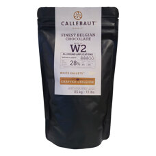 Шоколад на калети Callebaut - бял шоколад 0.5 кг