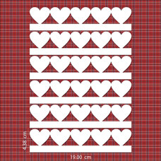 Edible Borders - Hearts No. 01