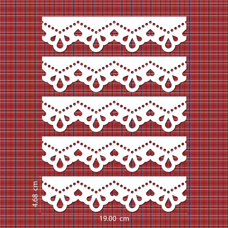 Edible Borders - Lace Decoration No. 01