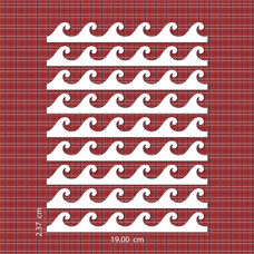 Edible Borders - Waves No. 01