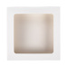 Decoration Materials - Cookie Box 9х9х2.5 cm - White