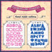 Cutters set - Bulgarian Alphabet - ZombieCyr - 3 cm