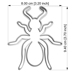 Cookie Cutters - Cutter - Ant Cookie Cutters - Cutter - Ant