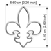 Cookie Cutters - Cutter - Fleur-De-Lis