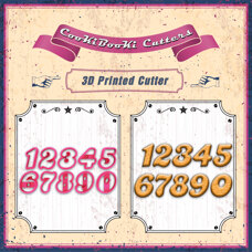 Cookie Cutters - Cutters Set - Digits #01