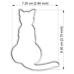 Cookie Cutters - Cookie Cutter - Cat Back View