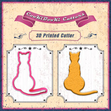 Cookie Cutters - Cookie Cutter - Cat Back View