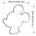 Cookie Cutters - Cookie Cutter - Mickey Mouse Head #02