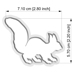 Cookie Cutter - Squirrel No. 02