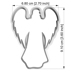 Cookie Cutter - Angel with Wings