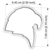 Cookie Cutters - Cookie Cutter - Eagle Head