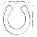 Cookie Cutter - Horseshoe