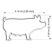Cookie Cutter - Pig No. 03