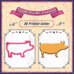 Cookie Cutter - Pig No. 03