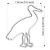 Cookie Cutters - Cookie Cutter - Stork #02 Cookie Cutters - Cookie Cutter - Stork #02