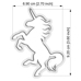 Cookie Cutters - Cookie Cutter - Unicorn #02 Cookie Cutters - Cookie Cutter - Unicorn #02