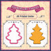 Cookie Cutter - Flat Christmas Tree No. 02