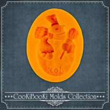 Silicone mold - Snowman