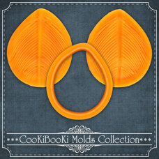 Modeling Molds - Silicone Veiner with Cutter - Leaf #5