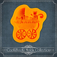 Silicone mold - Baby Pram