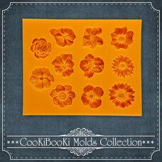Modeling Molds - Silicone mold - 11 Blossoms