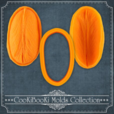 Silicone Veiner with Cutter - Tulip Leaf