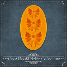 Silicone Mold - Bows 3 pcs