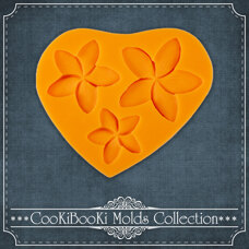 Silicone Mold - 3 Blossoms