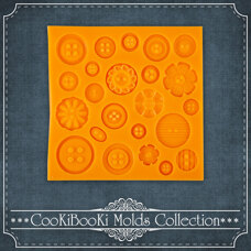 Silicone mold - Knobs 23 cav