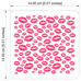 Acrylic Stamp - Lips Texture 