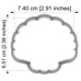 Cutter with Acrylic Stamp - Shell