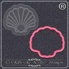 Cutter with Acrylic Stamp - Shell