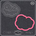 Cutter with Acrylic Stamp - Sleeping Baby On A Cloud