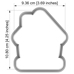 Cookie Cutters - Acrylic Stamp With Cutter - Christmas House