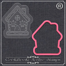Cookie Cutters - Acrylic Stamp With Cutter - Christmas House