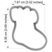 Cookie Cutters - Acrylic Stamp With Cutter - Christmas Sock