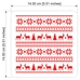 Acrylic Stamp - Christmas Borders