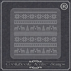 Acrylic Stamp - Christmas Borders