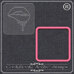 Acrylic Stamp With Cutter - Passion Kiss