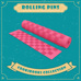 Stamps and Textures - 3D Patterned Roller - Fabric #01