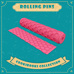 Stamps and Textures - 3D Patterned Roller - Honeycomb