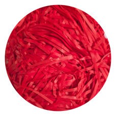 Shredded Matte Paper - Red