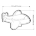 Cookie Cutters - Cutter&Stamp - Cartoon Plane
